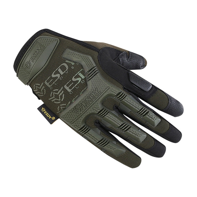 Combat de sécurité de protection de chasse au doigt d'extérieur Airsoft tactique d'Esdy Gants de tir