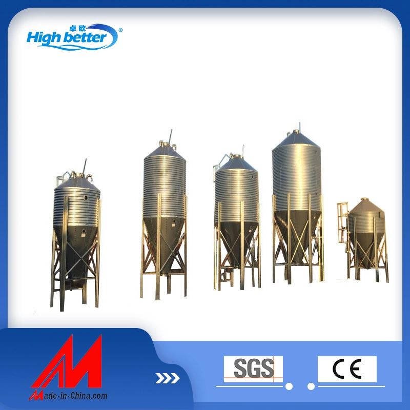 Poultry Farm Equipment Hot Galvanized Poultry Feed Silo Automatic Feeding System