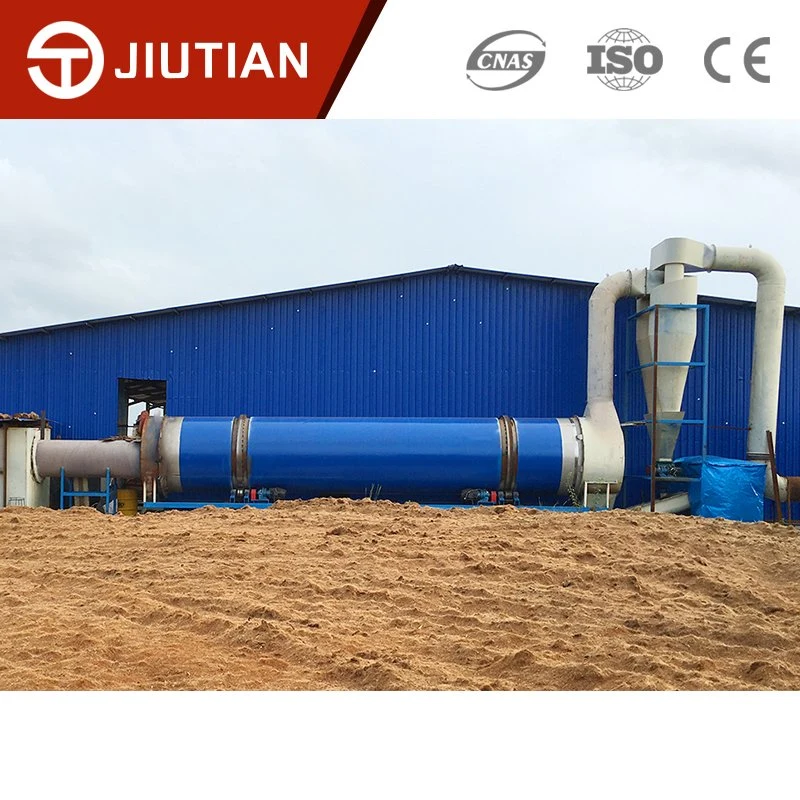 Coconut Peat Drier Cocopeat Coco Coir Rotary Drum Dryer Exported to India