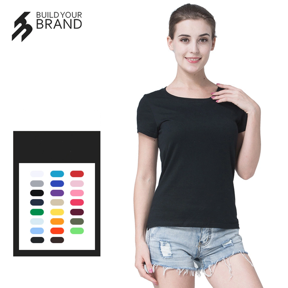 T-shirt pour femmes en gros T-shirts personnalisés