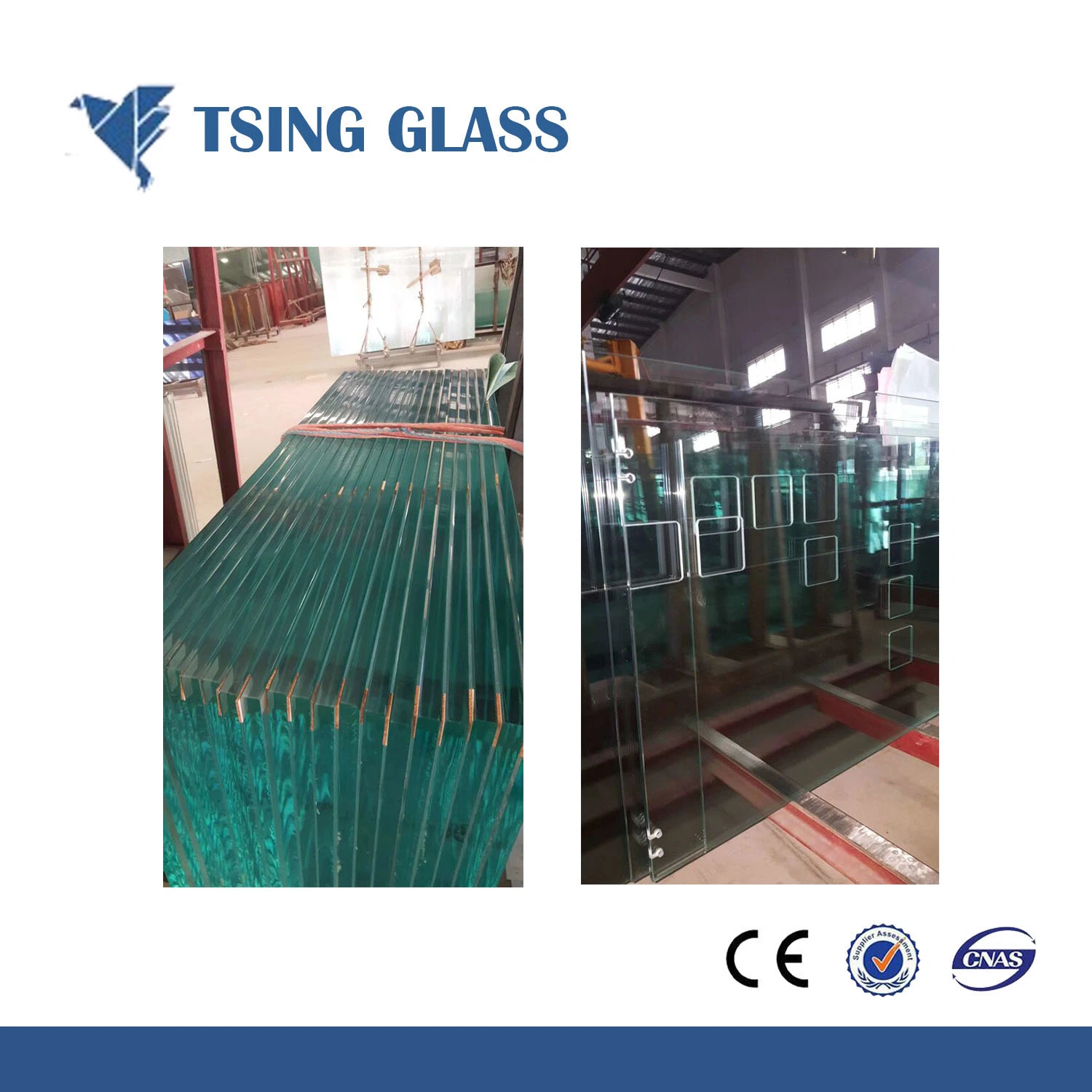 Building Glass/Window Glass/Tempered /Toughened Glass for Shower Room/Bathroom/Railings/Fence/Balustrade