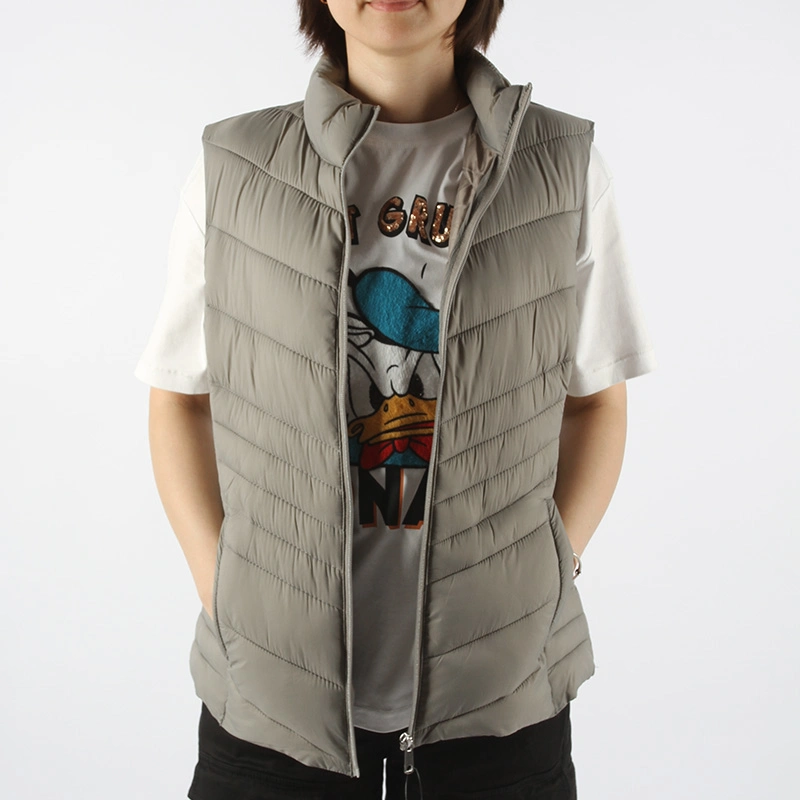 Stockpapa leve sem mangas alternativas Gilet pano de estoque