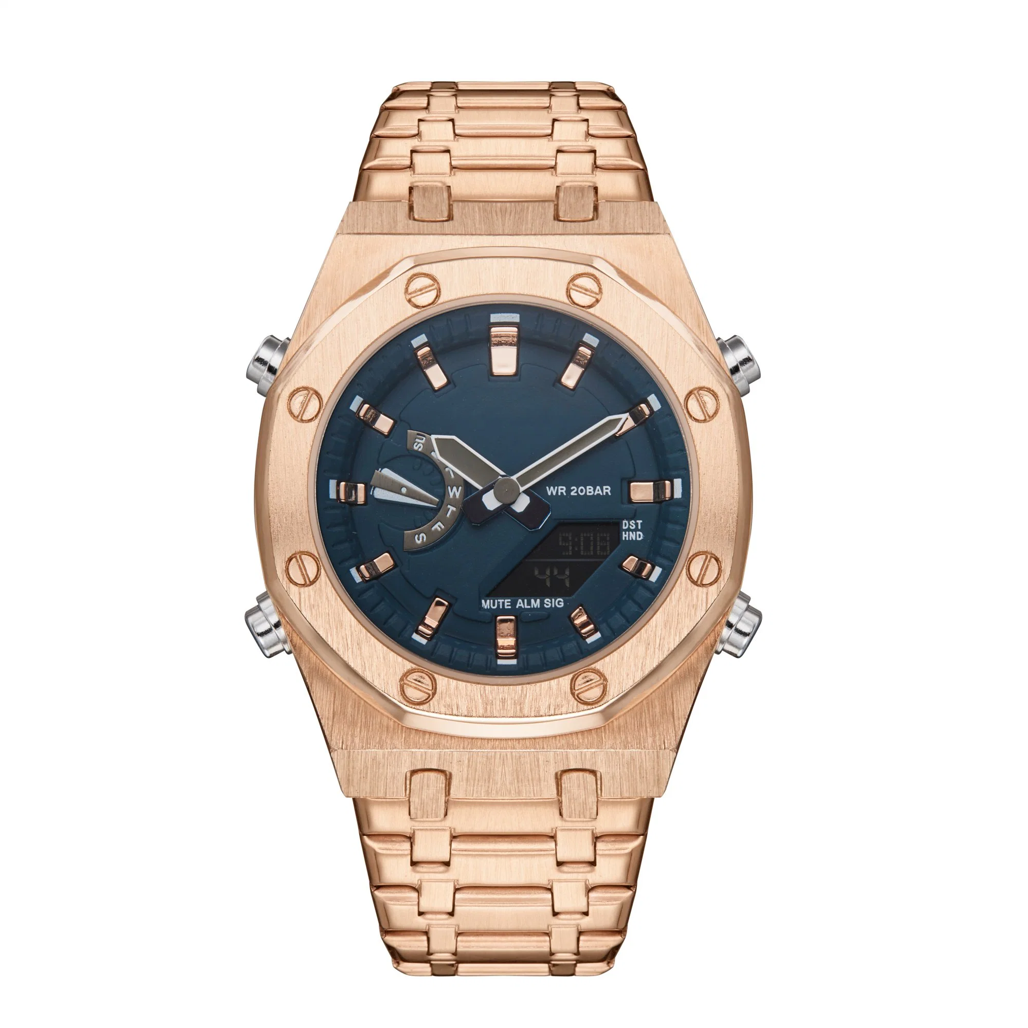 Relógio de pulso para homem Relógio de desporto digital para relógio de oferta Relógio de quartzo Fashion Watch Relógio de aço inoxidável Relógio analógico Digital