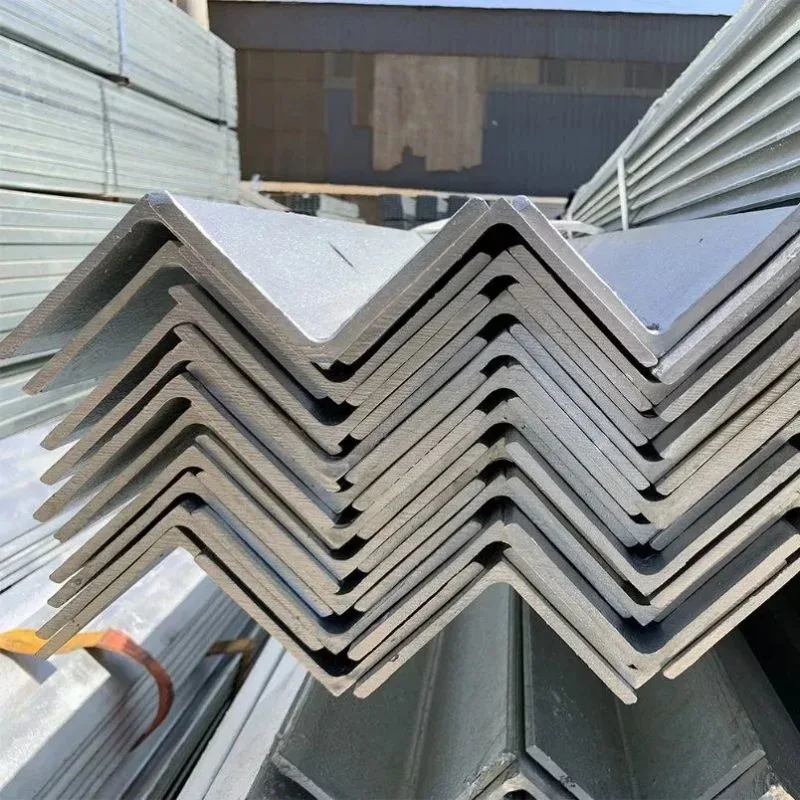 Carbon Steel Angle Bar Hot Rolled Angle Bar for Construction Galvanized Black A36 Ss400 Q235B Iron Metal Profile Unequal Equal Mild Steel Angle Bar