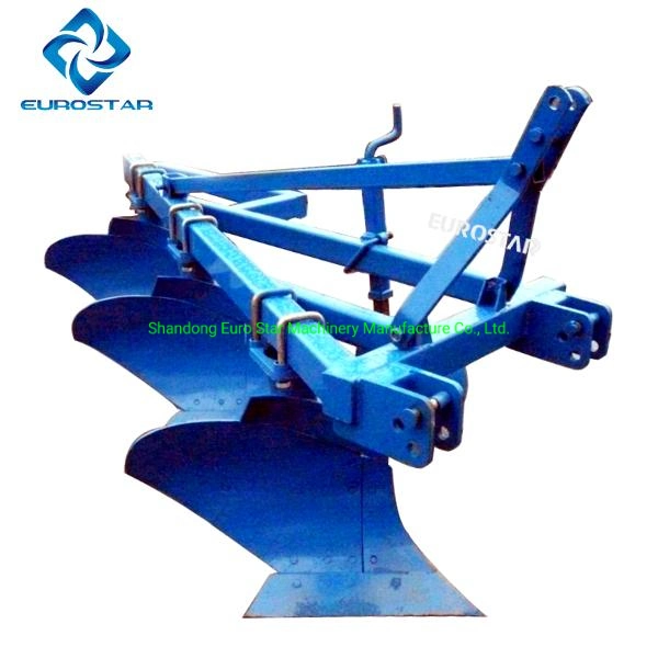 Working Width 1.4m 1L-435 Furrow Plough for 80-100HP Tractor Heavy Duty Paddy Filed Farm Agricultural Machinery Disc Plough Share Plow Hydraulic Flip Plow