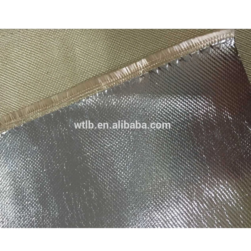 880g Waterproof Thermal Insulation Fiberglass Cloth with Aluminum Foil Coat