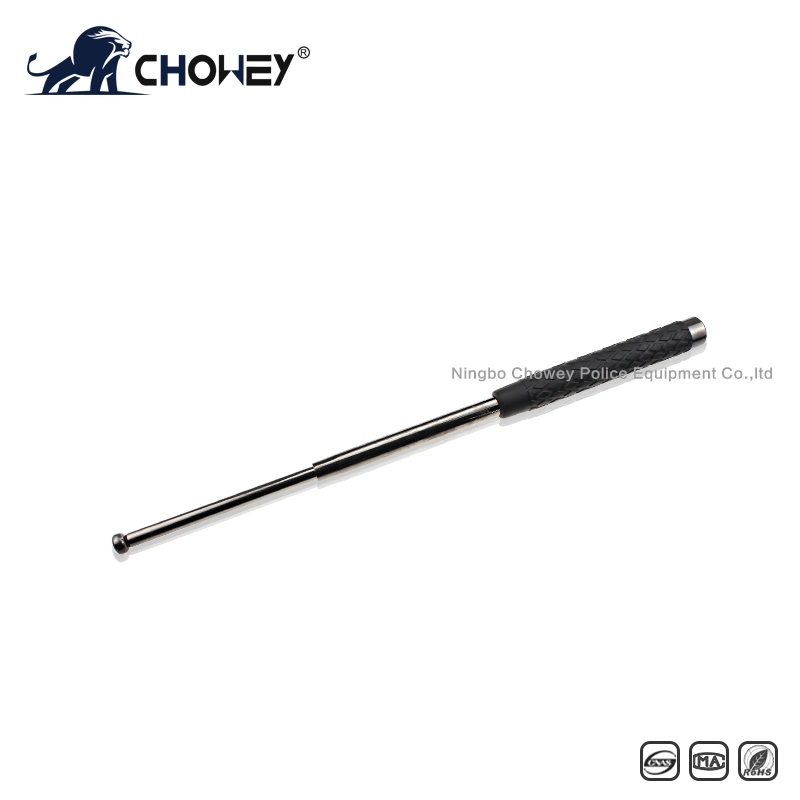 High Quality Police Anti Riot Expandable Baton No Welding Ring Black