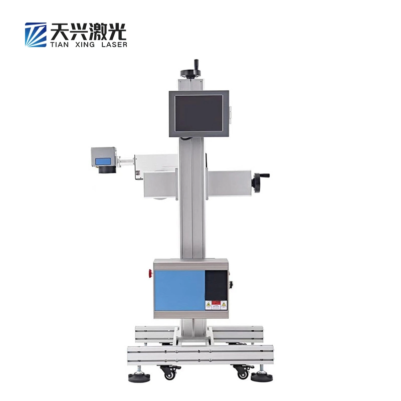 UV Flying Laser Marking Machine for Bottle Plastic PVC Pipe