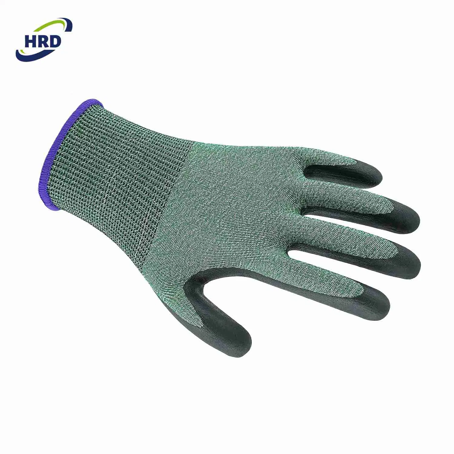 Hppe and Steel Fiber Knitted Soft A5 Cut Resistant Protection Safety Work Gloves