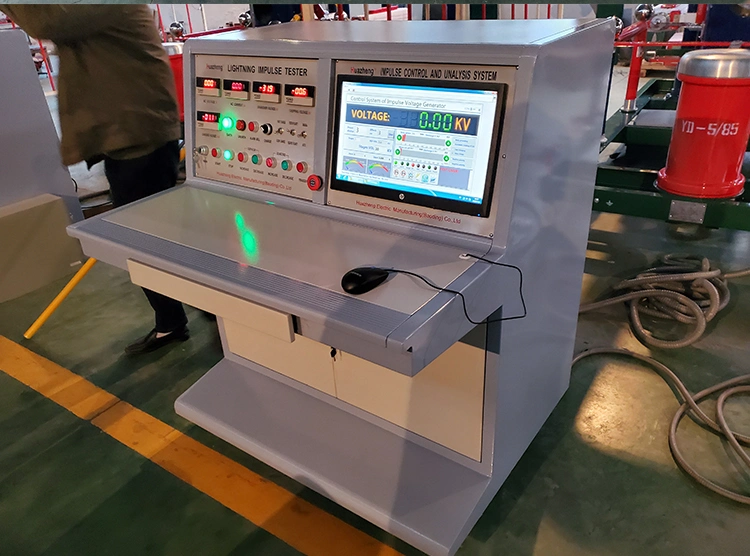 Manufacturer 400kv / 40kj Automatic Hv Impulse Voltage Test System Generator