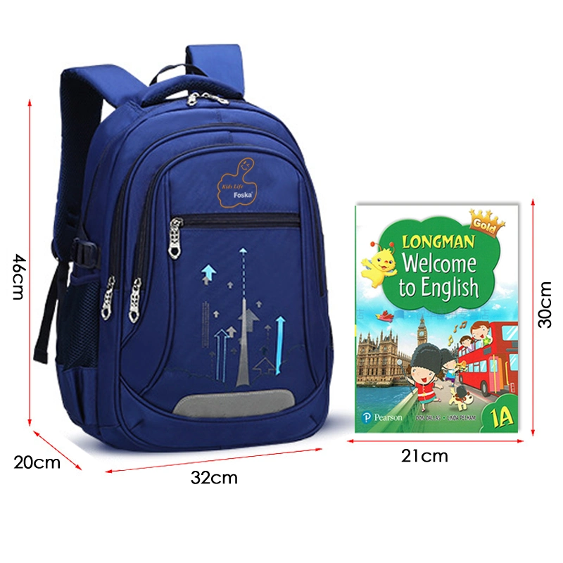 Foska Good Quality Kids Big Capacity School Bag