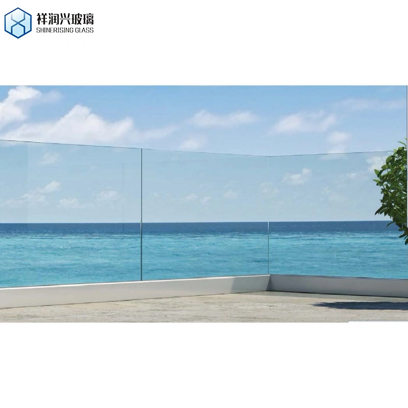 China 19mm Thick Custom Size Super White Low Iron Ultra Clear Toughened Tempered Esg Glass Facade Fins Wall Price Cost Per M2