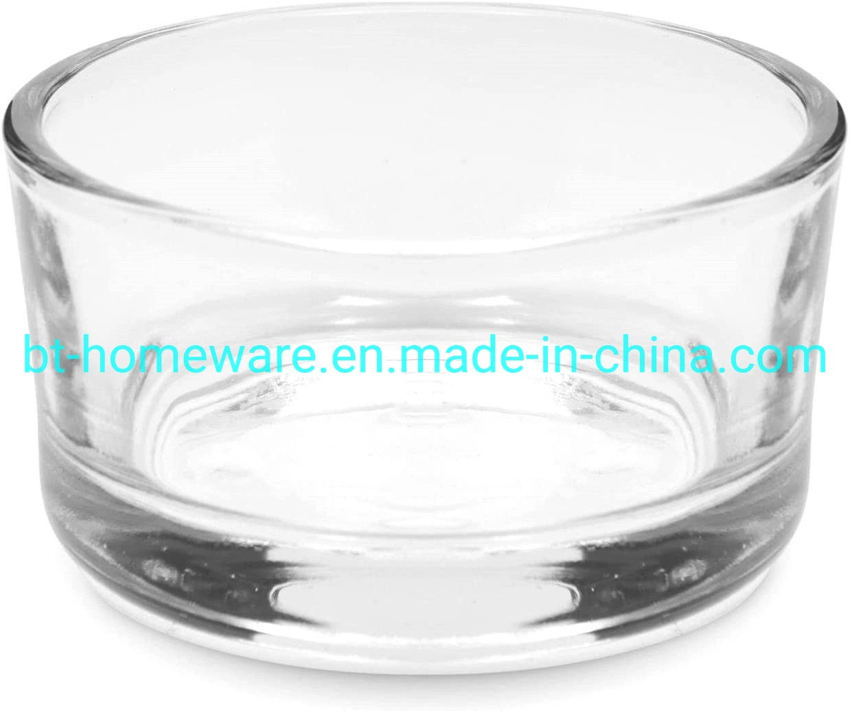 Wholesale/Supplier 1oz 17oz 24oz Transparent Glass Round Tea Candlestick Suitable for Wedding Tea Lamp Central Decoration Home Decoration