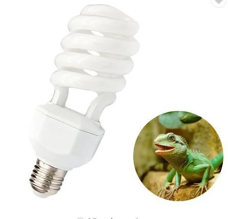 13W 15W 23W 26W UVB 5.0 10.0 15.0 Spiral Compact Fluorescent Lamp UVB Reptile Bulb