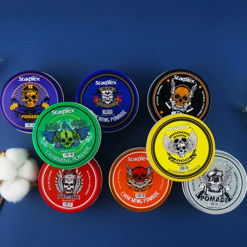 Professional Manufacturer Best Men Hairstyle Edge Control Natural Strong Hold Pomade Wax