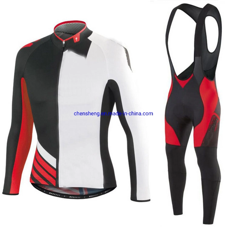 Custom Cycling Winter Jersey Set Cycling Clothing Bike Clothes Long Sycle Suit Wear for Men