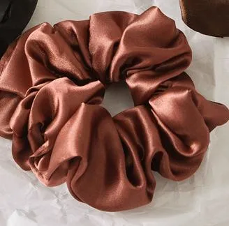 Factory Elastic Silk Hair Ties Scrunchies Mulberry Silk Hair Ties Scrunchies 22mm for Women