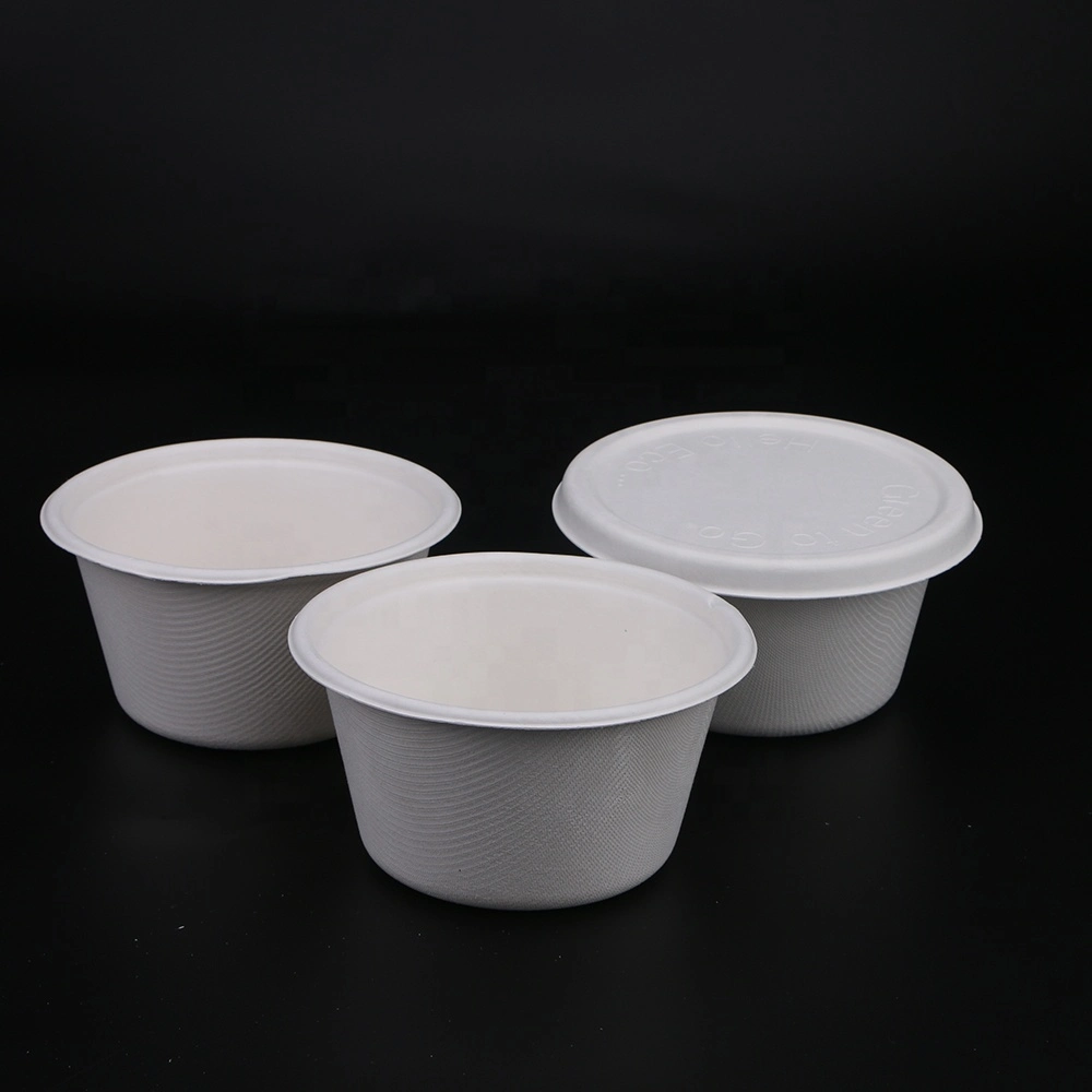 Umweltfreundliche Großhandel/Lieferant Take-out Small Cup 4 Oz Bagasse Cup biologisch abbaubar Geschirr