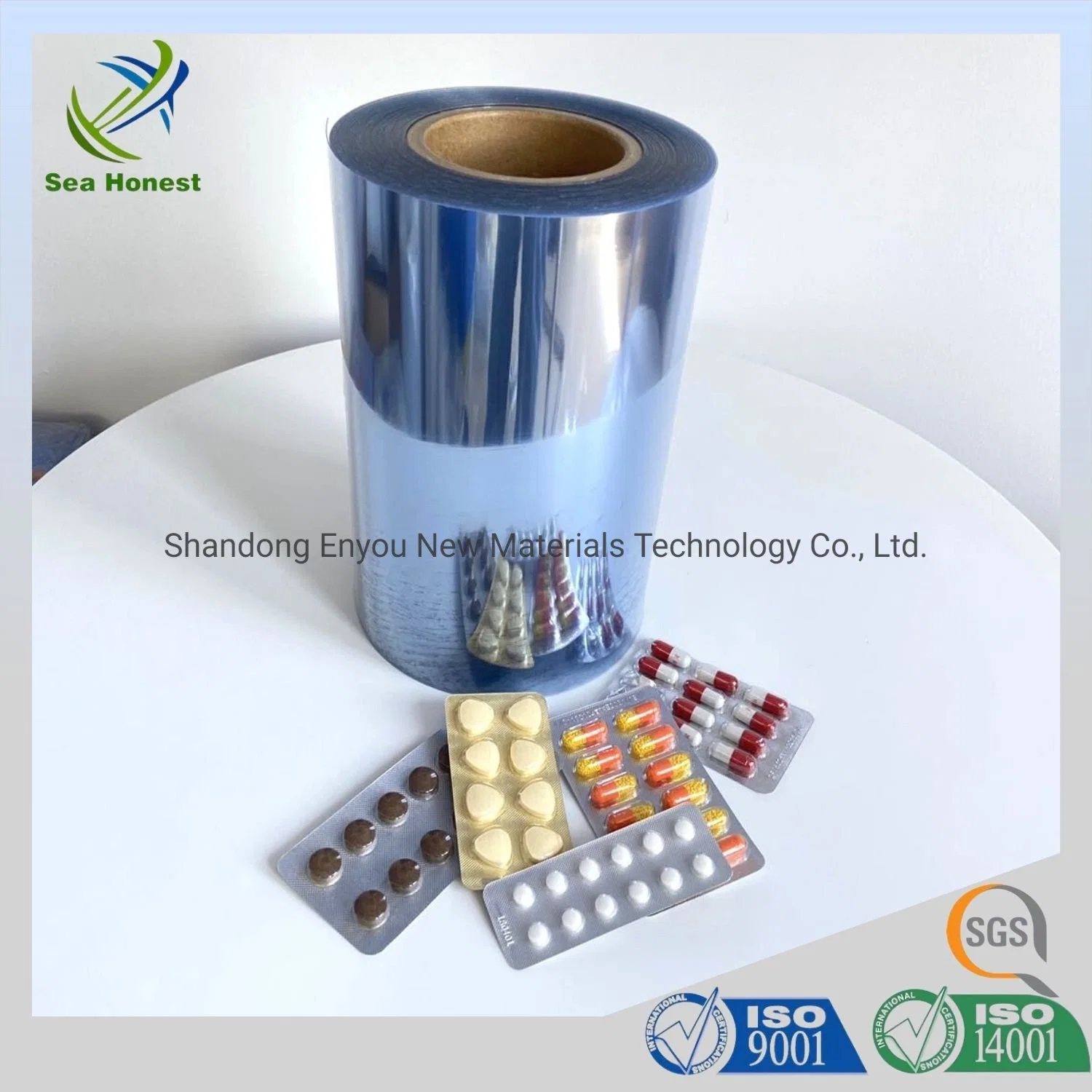 Blister Packaging 0.25mm Clear PVC Rigid Film for Pharmaceutical