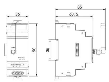 China Factory Seller Wireless Data Collector Transmission Communication GPRS IoT وحدة ناقل الحركة العالمية لإعادة تكوين الاتصال ذات النطاق الترددي الرباعي (IAP)