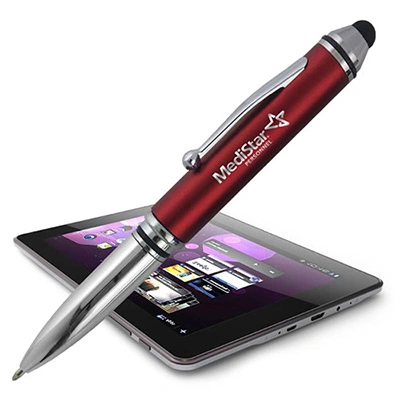 Promotion Geschenk Fashion Design Metall Dual-Funktion Stift Taschenlampe und Stift/Stift Kugelschreiber/Stift Kugelschreiber