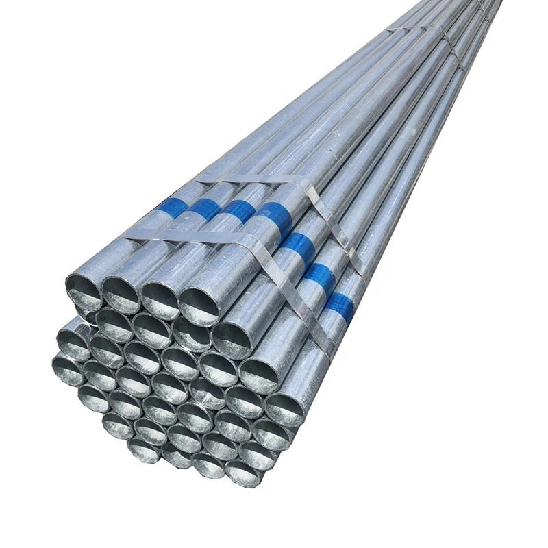 Q195 Q235 Q345 Large Stock Cold Rolled Galvanized Metal Tubes Square/Round/Rectangular Steel Pipe for Fluid Pipe, Boiler Pipe, Drill Pipe, Hydraulic Pipe