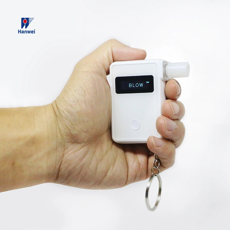 Práctico y portátil alcoholímetro Breathalyzer soplado con piezas de automóvil Comprobador de alcohol