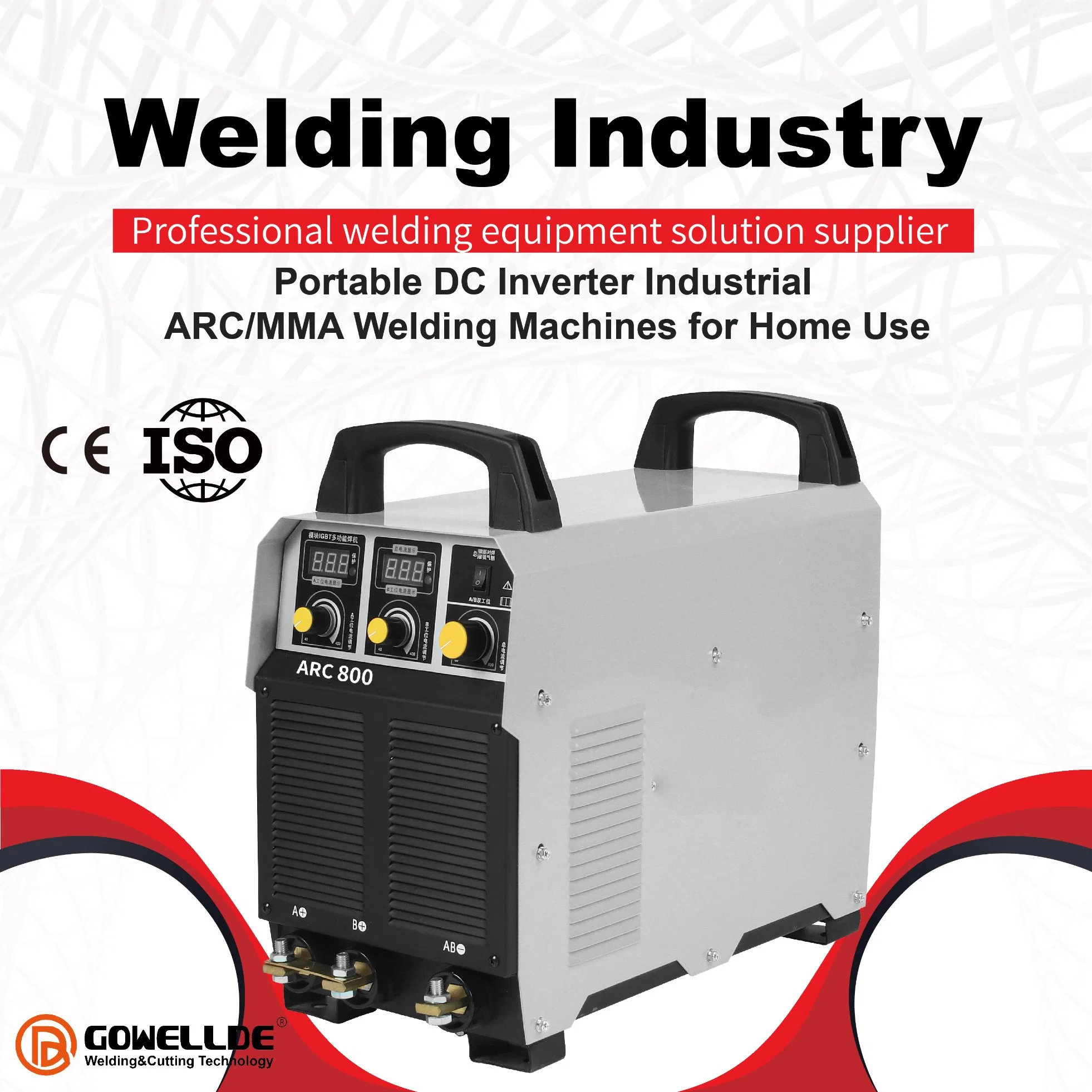 Máquina de soldadura por arco de MMA SOLDADOR IGBT de equipos de la industria