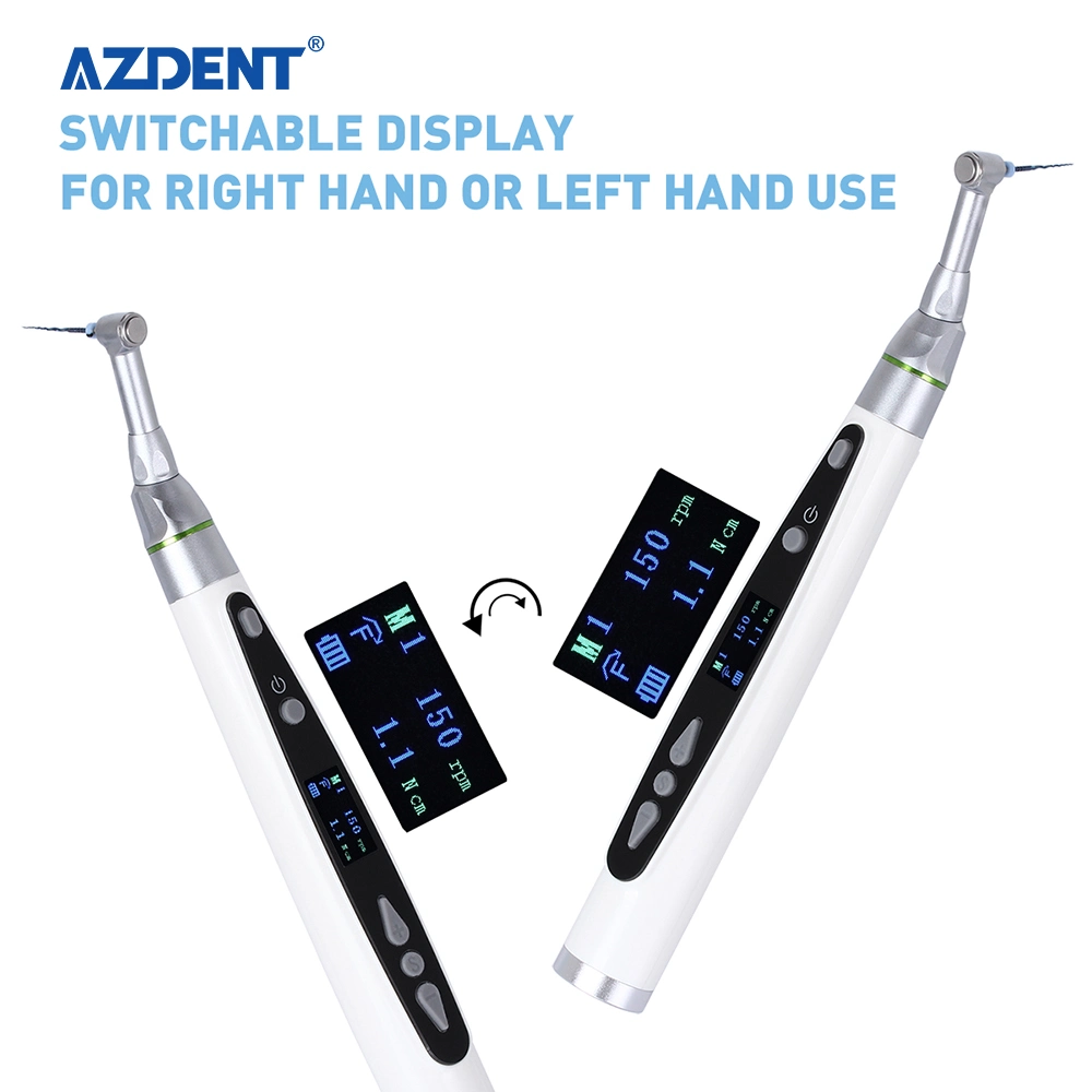 Azdent LED Wireless Mini Endo Motor Treatment 16: 1 Reduktion Contra Winkel