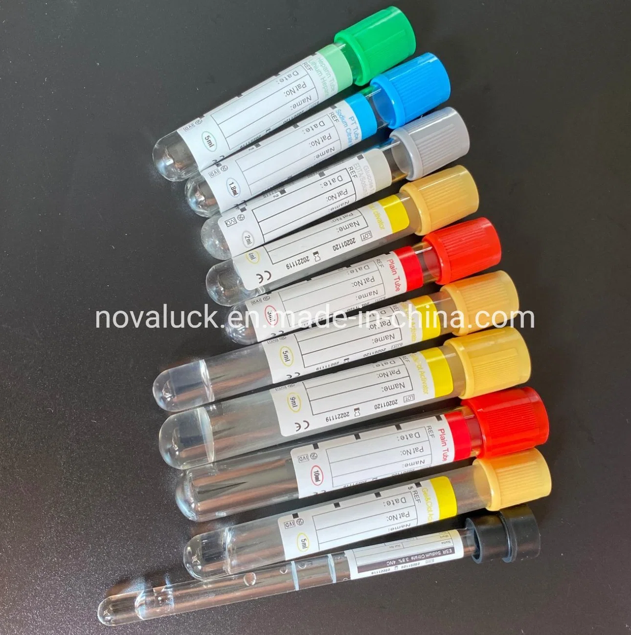 Medical Vacuum Blood Collection Tube Glass or Pet Plain/EDTA K2/K3 Activator Tube Factory Sale Hospital Use