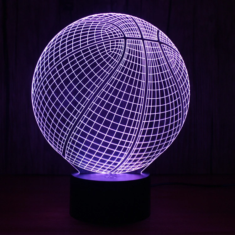 3D Desk Lamp Basketball Night Light LED Lighting