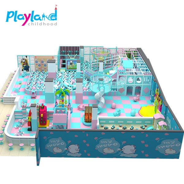 Venta de hot ice World jugar Club el equipo de suave para los niños patio interior con material plástico