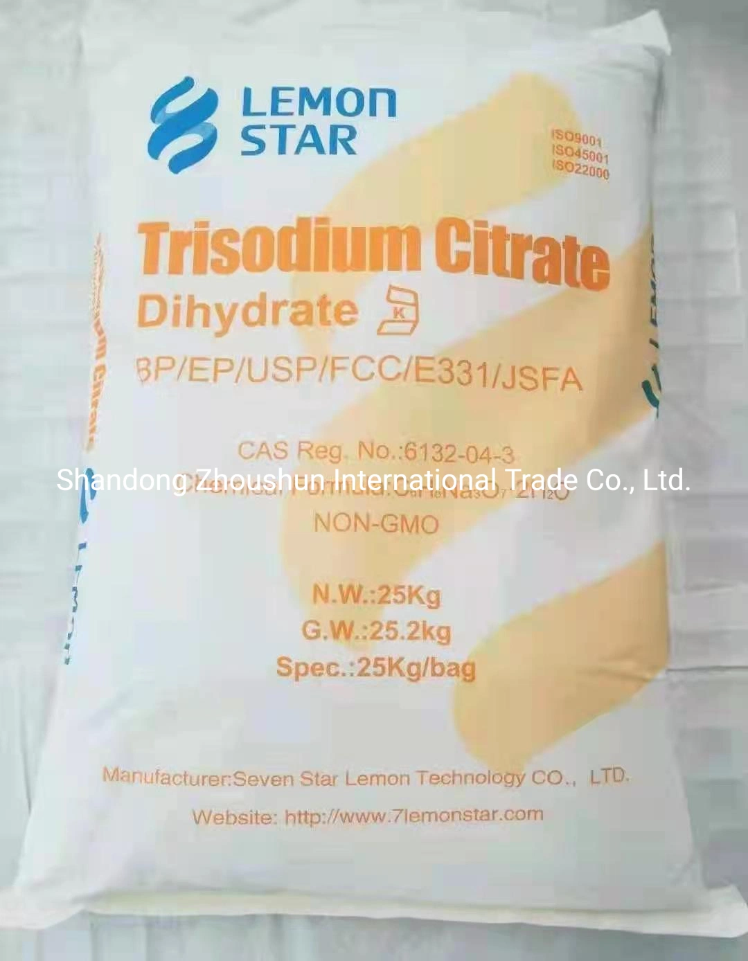 Newly Produced Food Additives Sodium Citrate for Flavoring Agent or Stabilizer