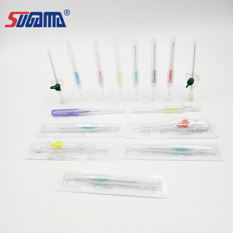 Medical Disposable Supplies Injection Needle Safety Pen Like Type I. V Cannula Catheter with Wing and Injection Port