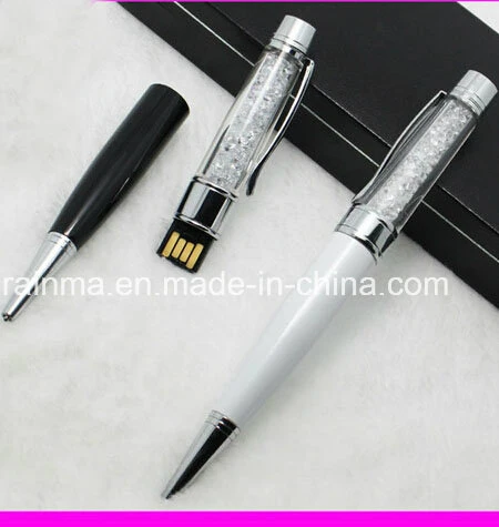 USB Flash Drive Metal Business Touch Pen Crystal Pen