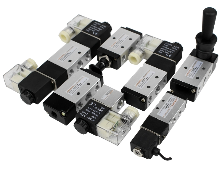 Airtac Type 4V210-06 4V210-08 5 2 Way Solenoid Valve Wiring Diagram Pneumatic Air Valve 12V