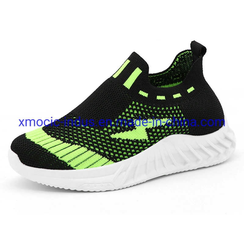 New Design Slip-on Breathable High-Top Sock Shoes Light Weight Fashion Casual Sport Shoes for Children and Adult