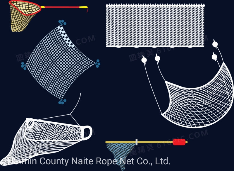 Pesca de alta calidad Tackles Red de Pesca de cuerda Ropes trampas Y flotar