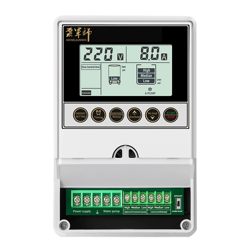 20y - 2.2kw caixa do Painel de Controle Automático da bomba com Interruptor de Flutuação