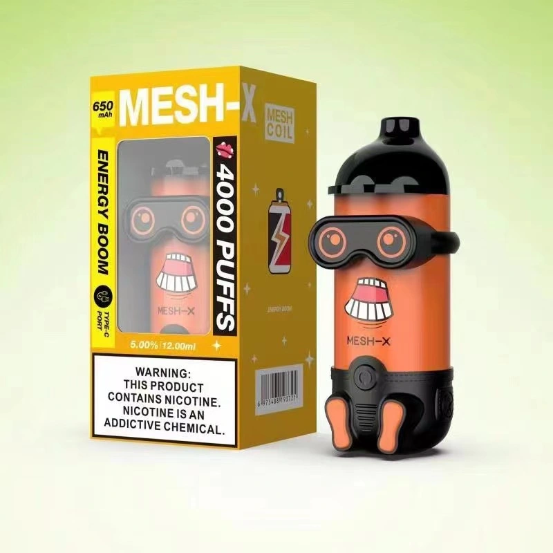 الأصلي المصنع الصحة Disposable التدخين mesh X 4000 مخ التبخر قلم صغير من نوع Vape، أحدث نكهات السجائر الكهربائية، للعام 20