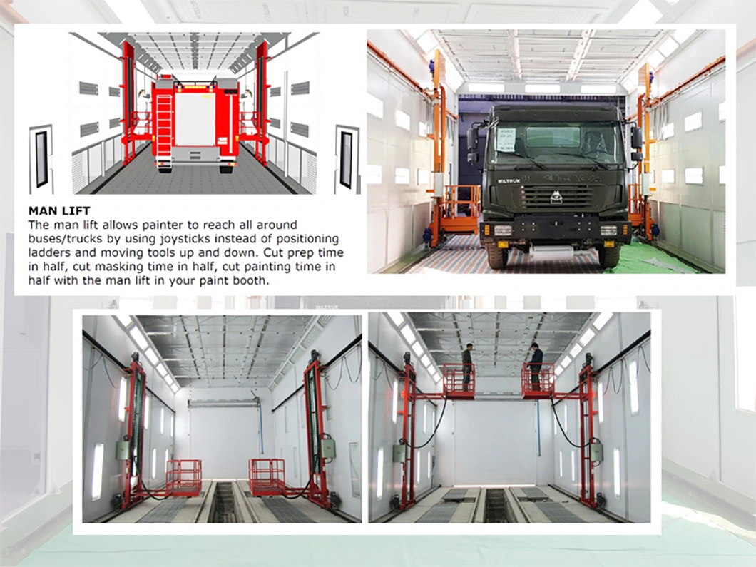 T-It-15-a Customized Truck 16m CE Standard Automatic Spray Booth