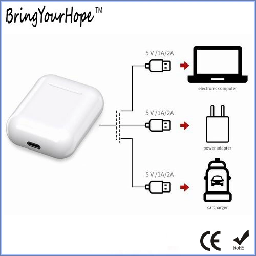 Auricular Bluetooth 5,0 con botón de control táctil