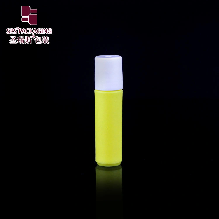 SRS Stock Products Matt Yellow 2ml Oil Bottle Cute Roller