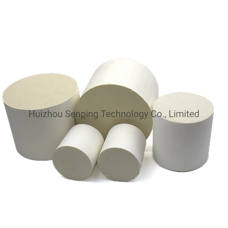 Ceramic Catalyst Substrate Automotive Three-Way Catalytic Converter Ceramic Filter Element White Carrier