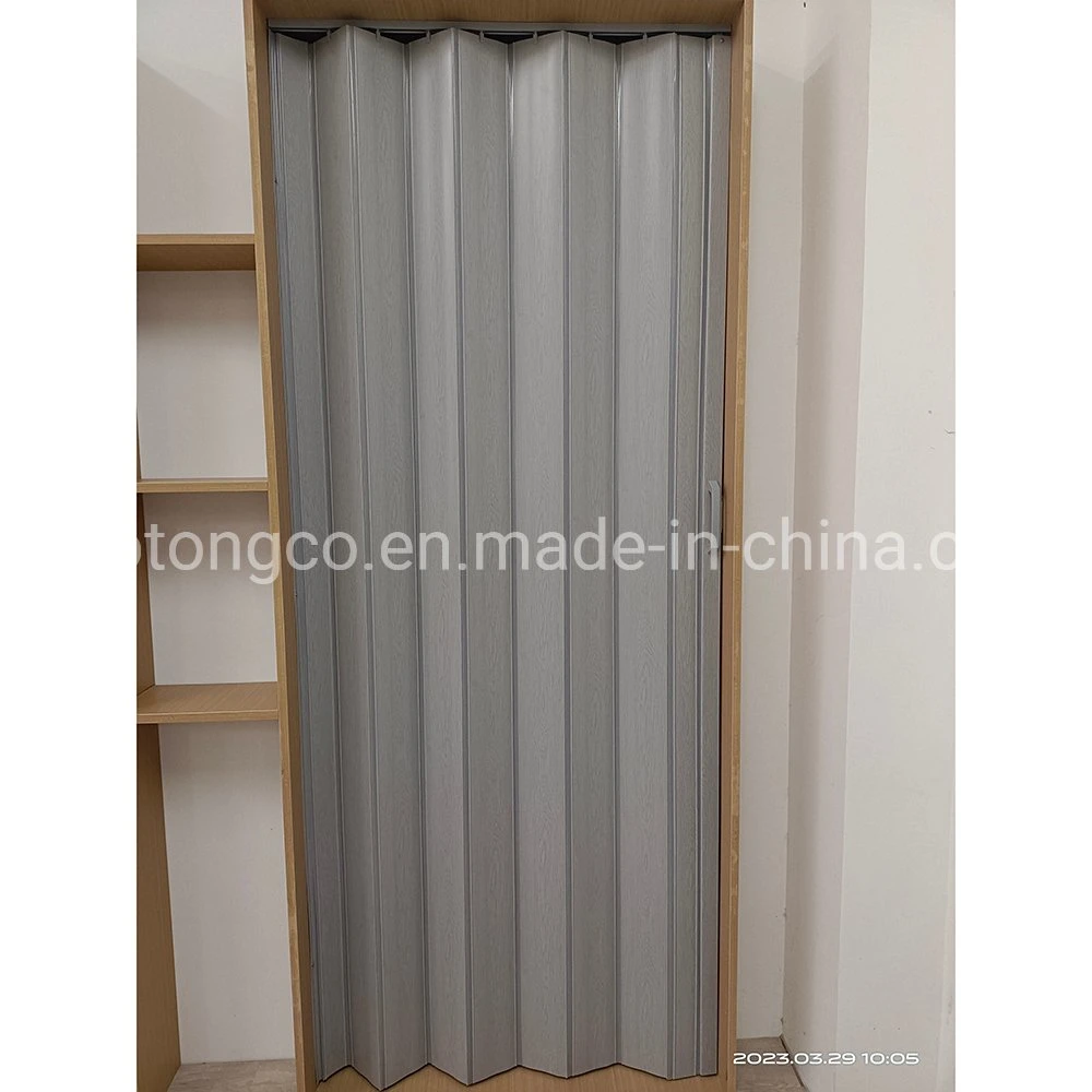 Manufacturer PVC Interior Sliding Doors Plastic for Bathrooms Folding Waterproof Modern Polymer