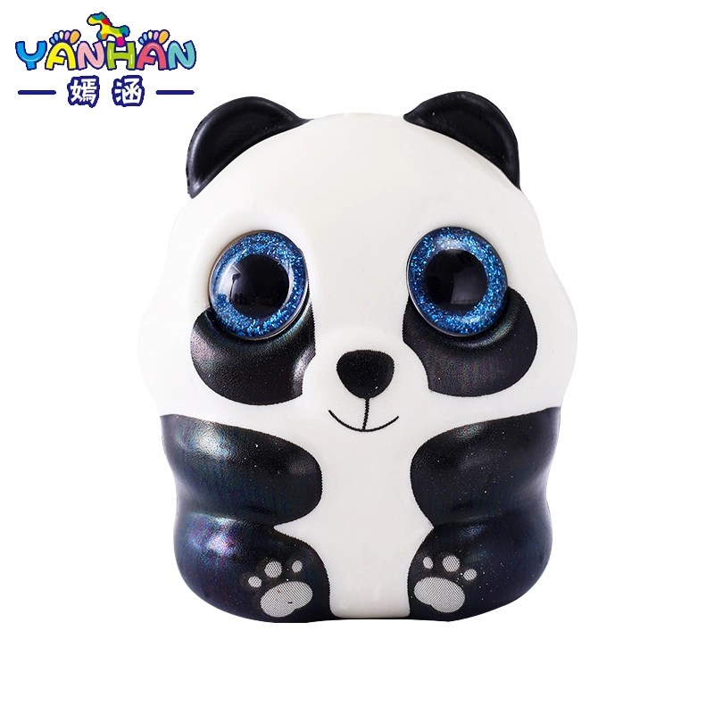 New Cartoon PU Foam Big Eyes Colorful Decompression Toys