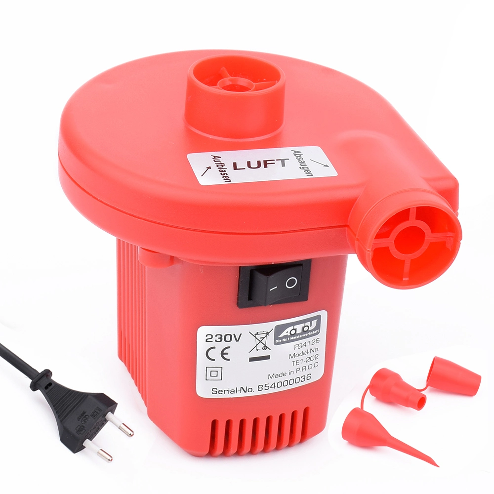 Factory Supply AC230V/110V 170W Portable Mini Electric Air Pump for Inflatable