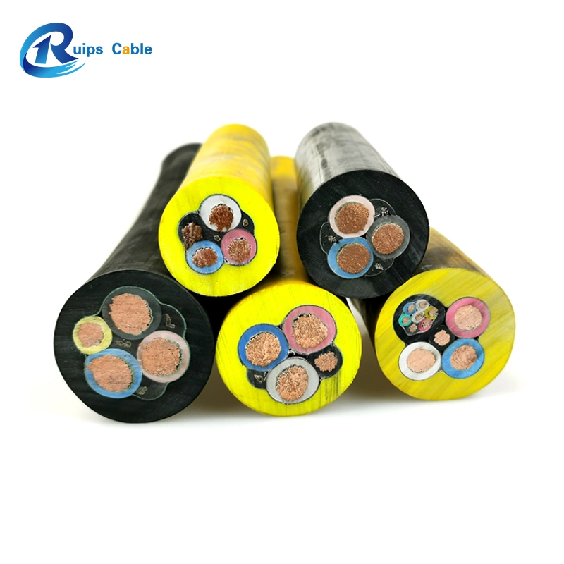 N3ghssycy Heavy Duty Medium Voltage Rubber Insulated Mining Cable The Connection of Mobile Operating