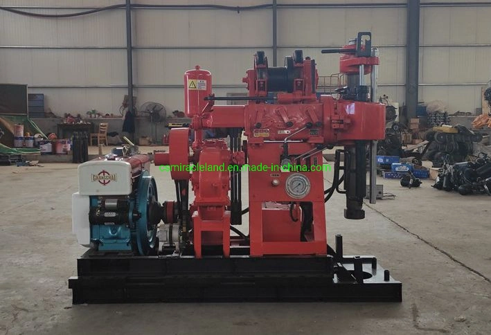 Xy-1A Crawler Mounted Soil Testing/Water Well Drilling/Geotechnical Sample Exploration Hydraulic Core Drill Machine with Mud Pump