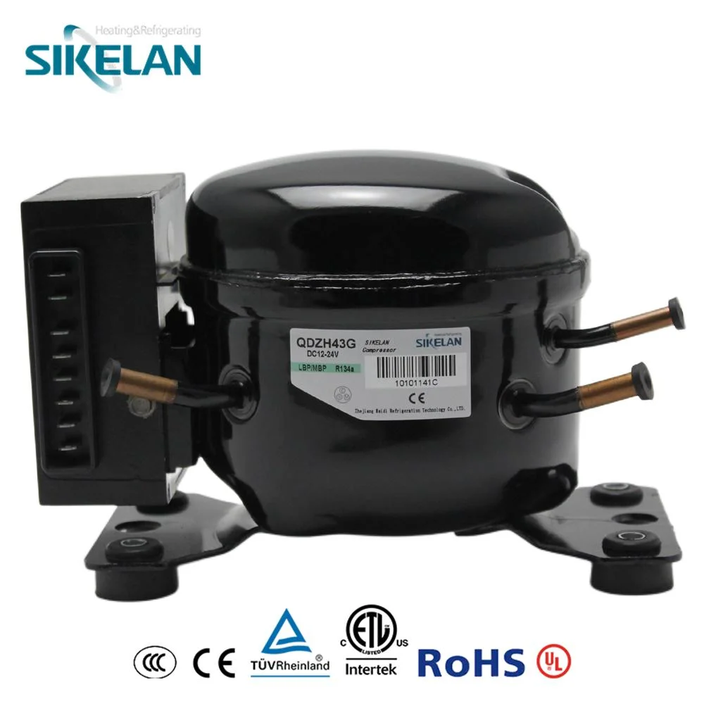 Caixas de refrigeração móveis compressor de refrigeração R134A/R600A 12V/24V/48V DC